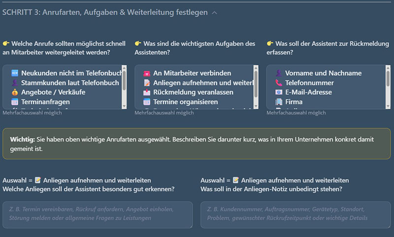 Prioritäten automatisch steuern