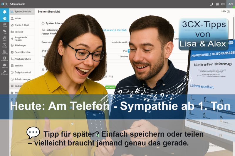 Professionelle Telefonansage