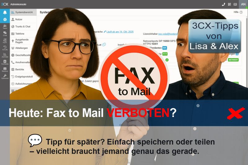 Fax to Mail verboten?
