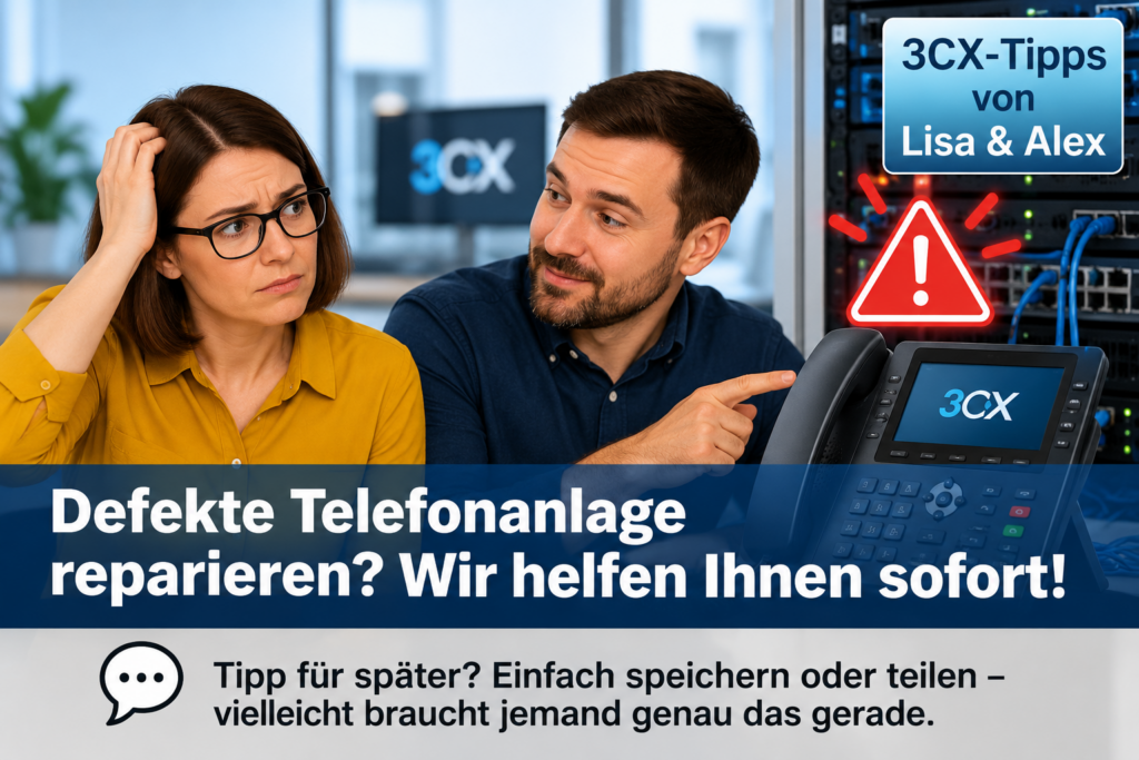 Defekte Telefonanlage reparieren