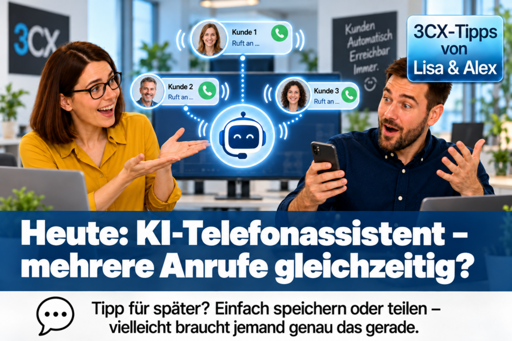 KI-Telefonassistent: Mehrere Anrufe gleichzeitig?