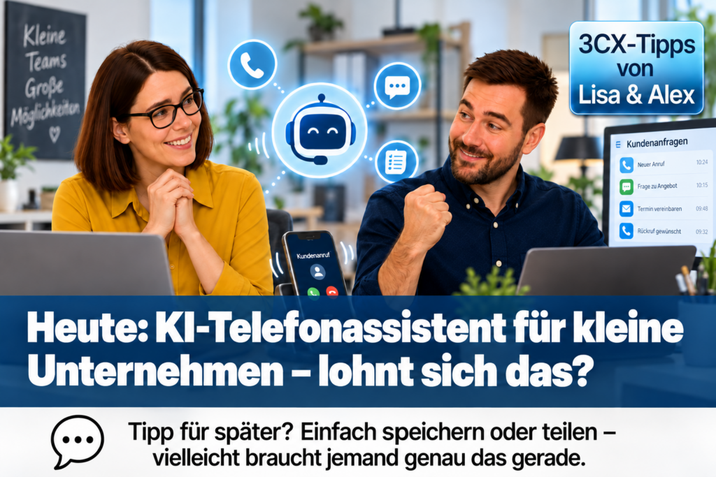 KI-Telefonassistent für kleine Unternehmen