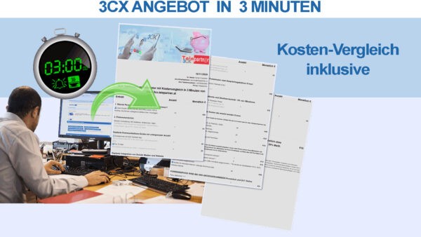 3CX Preis 3CX Kosten Angebot in 3 Minuten